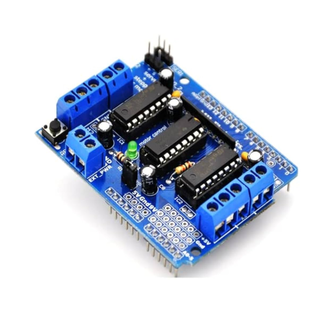 L293D Motor Driver Module for Arduino & Robotics – Dual H-Bridge DC & Stepper Motor Controller (Breadboard Friendly) SDTech Robotics