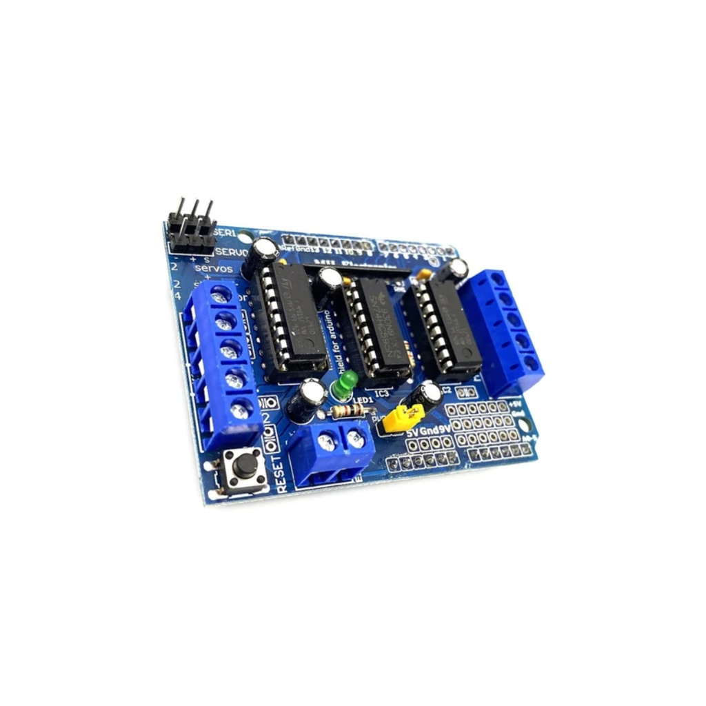 L293D Motor Driver Module for Arduino & Robotics – Dual H-Bridge DC & Stepper Motor Controller (Breadboard Friendly) SDTech Robotics