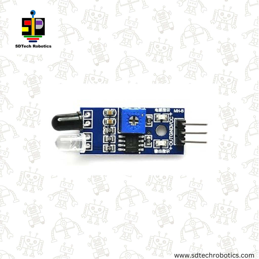 IR Infrared Obstacle Detection Sensor Module for Arduino, Raspberry Pi & DIY Robotics Projects SDTech Robotics